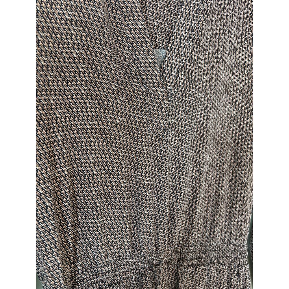 Vince 100% Silk Printed Shirt Mini Dress Long Sleeve Size 6 - Picture 3 of 7